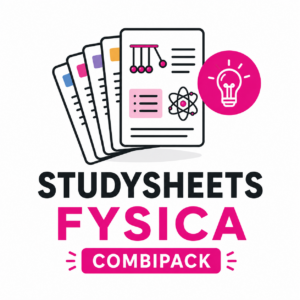 Studysheets fysica combipack